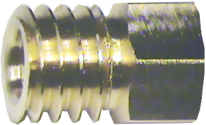 Einschraubnippel M3x2,5 Kopf 3 mm